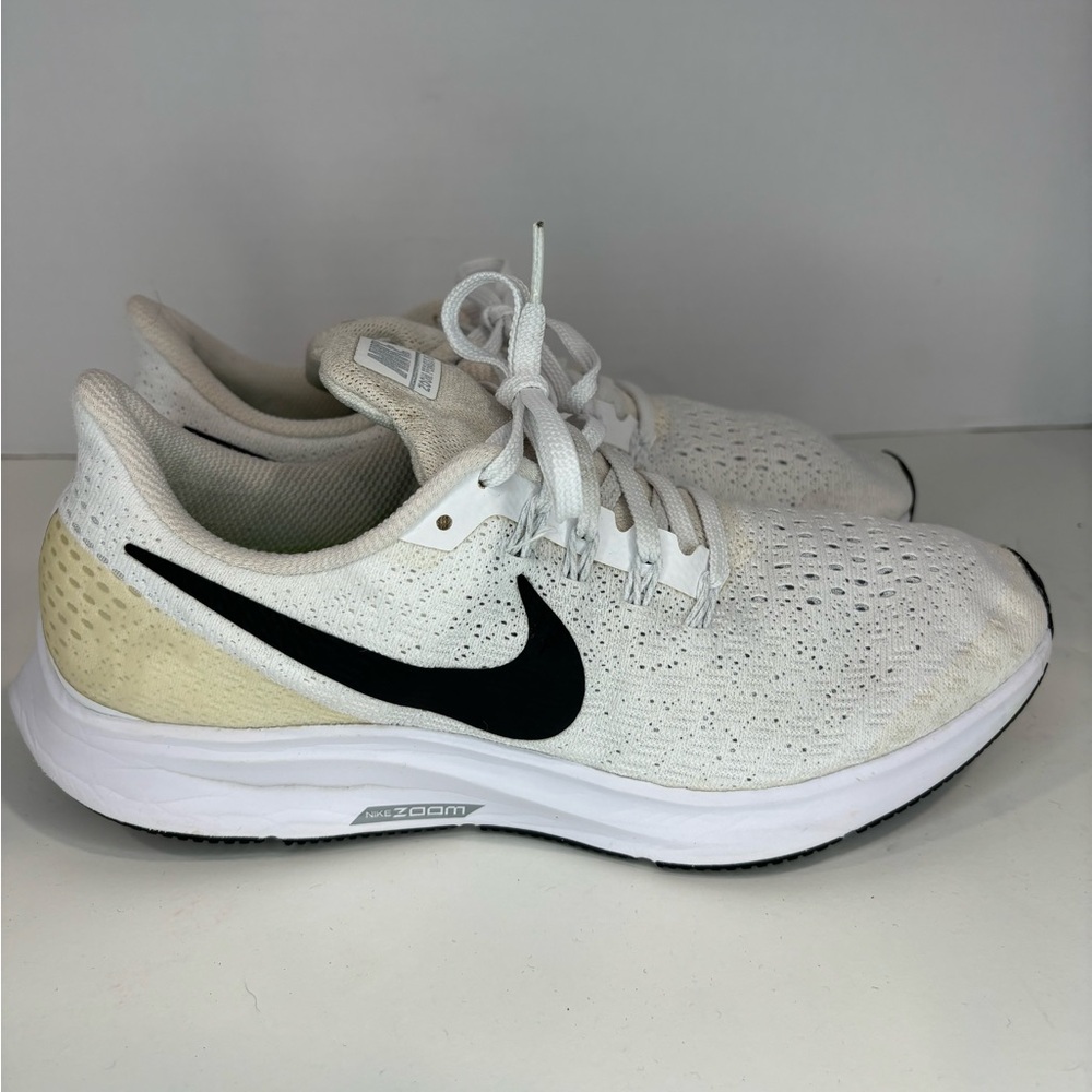 Nike White Black Running Shoes